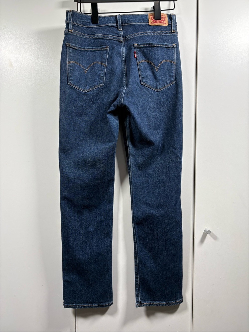 Levi's Women's Dark Blue Straight-Leg Jeans
